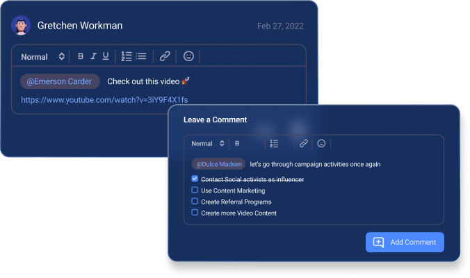 Plaky task management screenshot